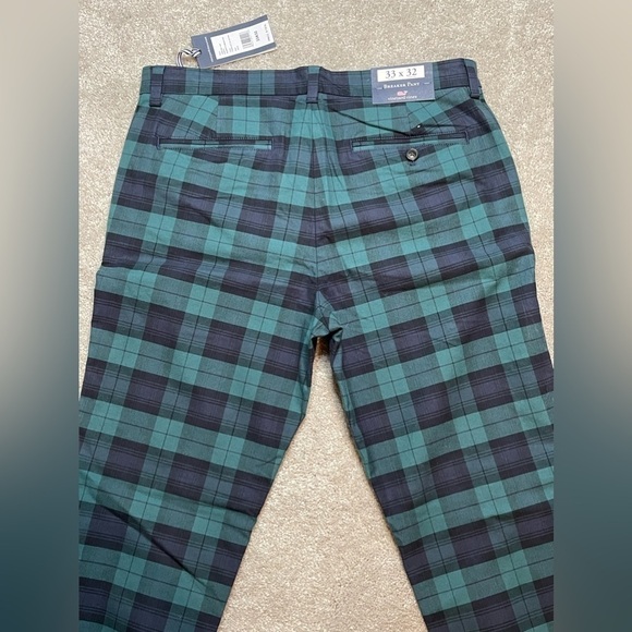 NWT Vineyard Vines Men’s Blackwatch Breaker Pant Charleston Green,Multiple Sizes - Picture 5 of 9